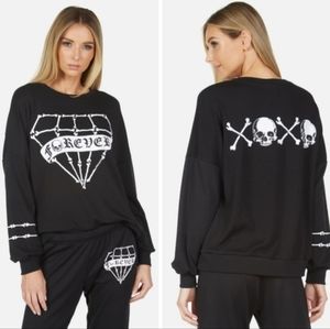 Lauren Moshi Sierra Pullover in Black, Size L